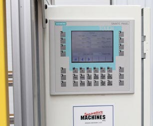 Siemens Touch Screen on Piston Skirt Coater, PistonCoating.com